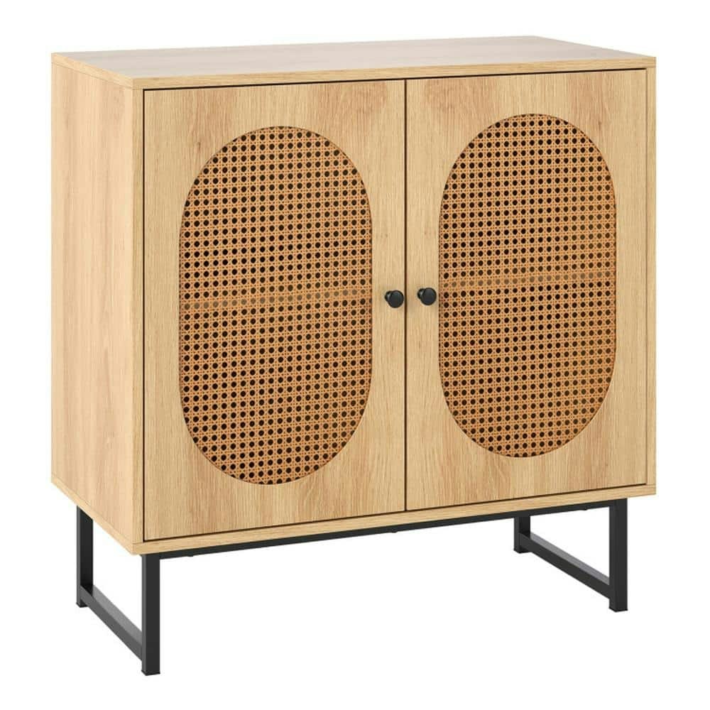 31.5-Inch Buffet Cabinet with PE Rattan Doors: $93.83 31.5-Inch Buffet Cabinet with PE Rattan Doors: $93.83