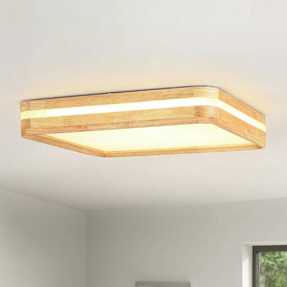 Hayden 15.75-inch 1-Light Farmhouse LED Semi-Flush Mount Ceiling Light: $108.80 Hayden 15.75-inch 1-Light Farmhouse LED Semi-Flush Mount Ceiling Light: $108.80