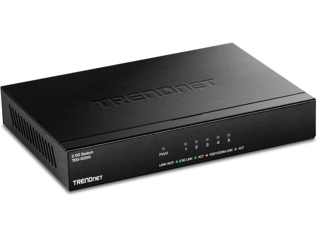 Trendnet 5-Port 2.5G Unmanaged Gaming Switch: $68.99