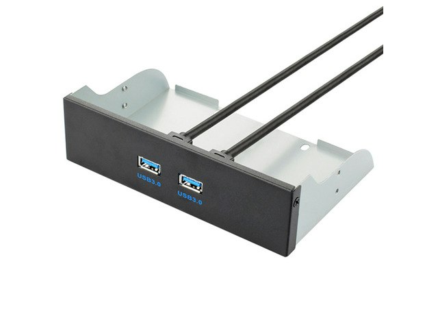 2-Port USB 3.0 5.25-Inch Internal Front Panel Hub: $19.89 2-Port USB 3.0 5.25-Inch Internal Front Panel Hub: $19.89