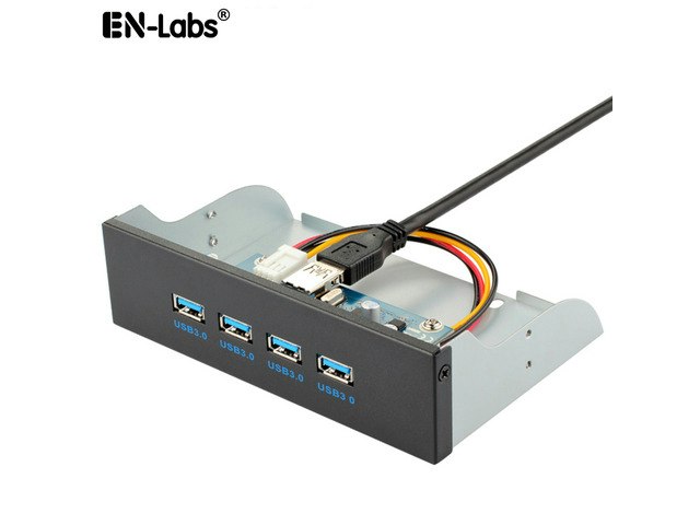 5.25-inch 4-Port USB 3.0 Front Panel Hub: $26.39 5.25-inch 4-Port USB 3.0 Front Panel Hub: $26.39