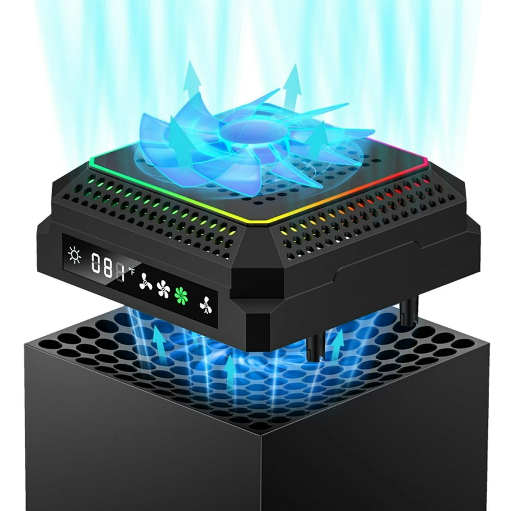 Xbox Series X Auto Cooling Fan with RGB Lighting: $24.29 Xbox Series X Auto Cooling Fan with RGB Lighting: $24.29