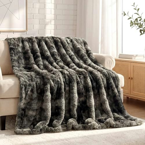 Wajade 60x80-inch Faux Fur Throw Blanket: $35.98 Wajade 60x80-inch Faux Fur Throw Blanket: $35.98