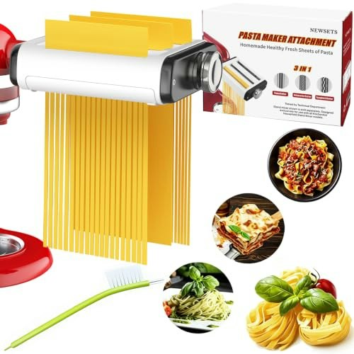 3-in-1 Pasta Maker Attachment for KitchenAid Stand Mixers: $49.89 3-in-1 Pasta Maker Attachment for KitchenAid Stand Mixers: $49.89