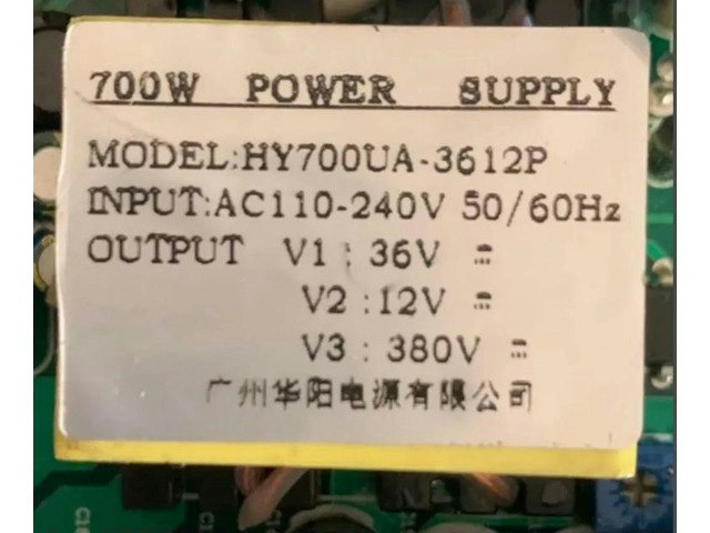 700W 36V/12V Moving Head Stage Light Power Supply: $78.92 700W 36V/12V Moving Head Stage Light Power Supply: $78.92