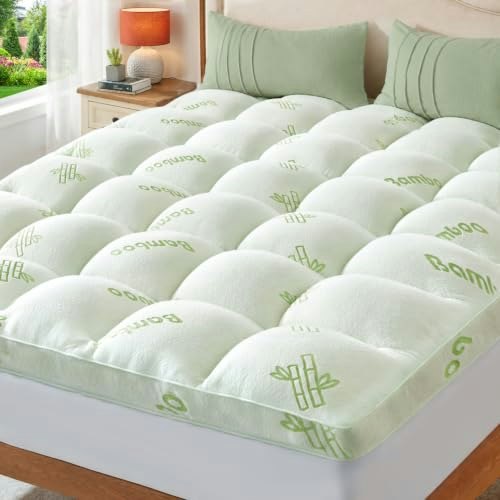 Elemuse King Bamboo Viscose Mattress Topper: $79.98 Elemuse King Bamboo Viscose Mattress Topper: $79.98
