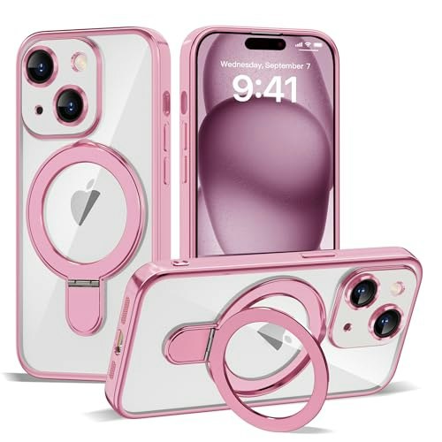 Etpesok iPhone 15 Plus Clear Case with Stand: $25.49 Etpesok iPhone 15 Plus Clear Case with Stand: $25.49