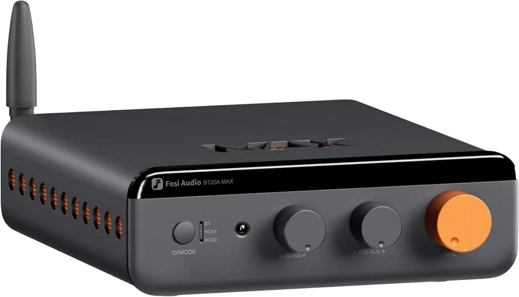 Fosi Audio BT20A MAX 2-Channel 600W Bluetooth Stereo Power Amplifier: $249.99