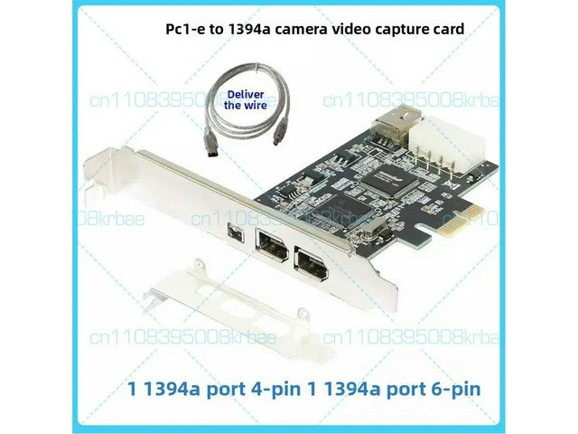 PCI-E to 1394A 4-Port Expansion Card: $28.53