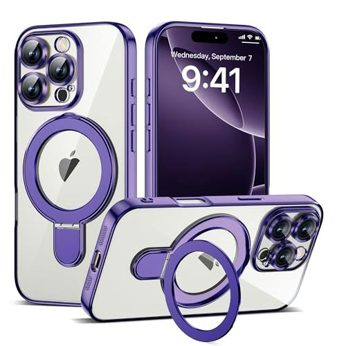 Etpesok 6.3-inch Clear Case with Stand for iPhone 16 Pro: $25.49 Etpesok 6.3-inch Clear Case with Stand for iPhone 16 Pro: $25.49