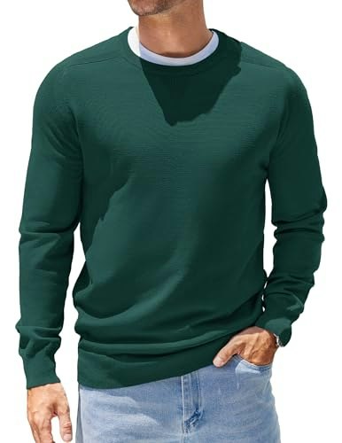 Coofandy Men's Crewneck Business Casual Sweater: $23.74