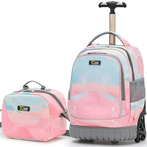 Tilami 16-Inch Rolling Backpack with Lunch Bag: $62.98