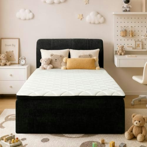 Twin Boneless Bed with Frame, Mattress, and Headboard: $271.14 Twin Boneless Bed with Frame, Mattress, and Headboard: $271.14