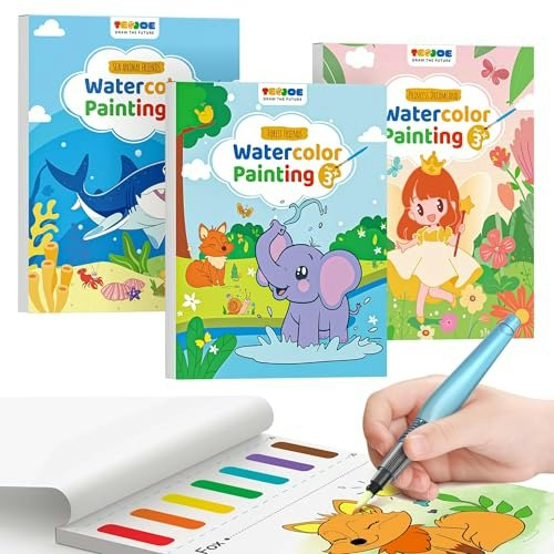 Tecjoe Paint With Water Books 3-Pack: $12.74 Tecjoe Paint With Water Books 3-Pack: $12.74