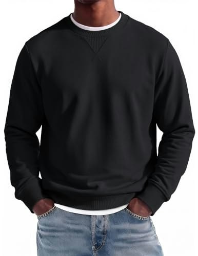 Coofandy Men's Crew Neck Pullover Sweatshirt: $14.99 Coofandy Men's Crew Neck Pullover Sweatshirt: $14.99