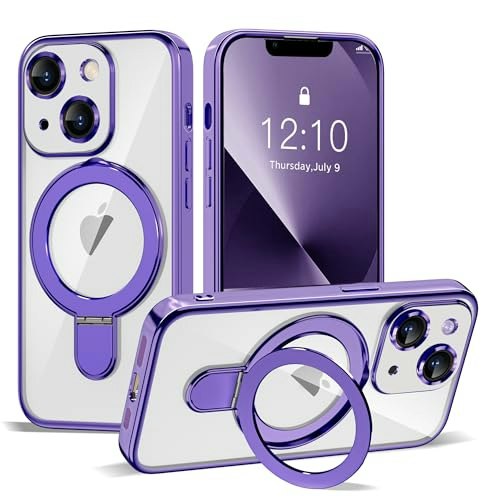 Etpesok Plating Clear iPhone 13 Case with Stand: $21.67 Etpesok Plating Clear iPhone 13 Case with Stand: $21.67