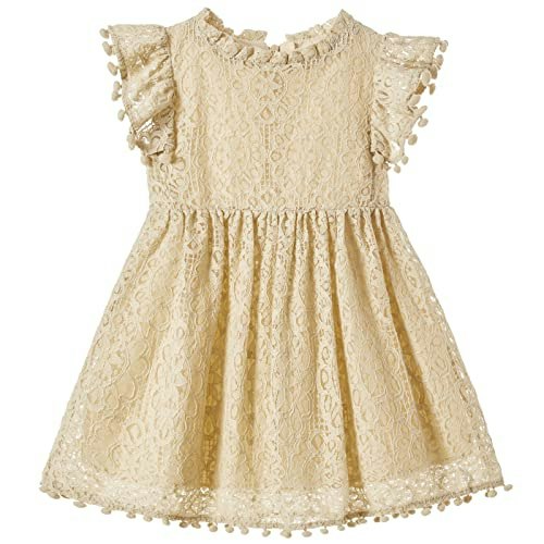 Niyage Toddler Girls Lace Flutter Sleeve Princess Dress: $16.99 Niyage Toddler Girls Lace Flutter Sleeve Princess Dress: $16.99
