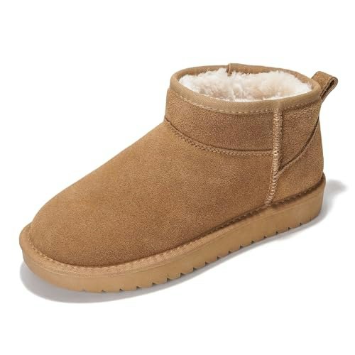 Women's Leather Fur-Lined Ankle Boots: $50.92 Women's Leather Fur-Lined Ankle Boots: $50.92