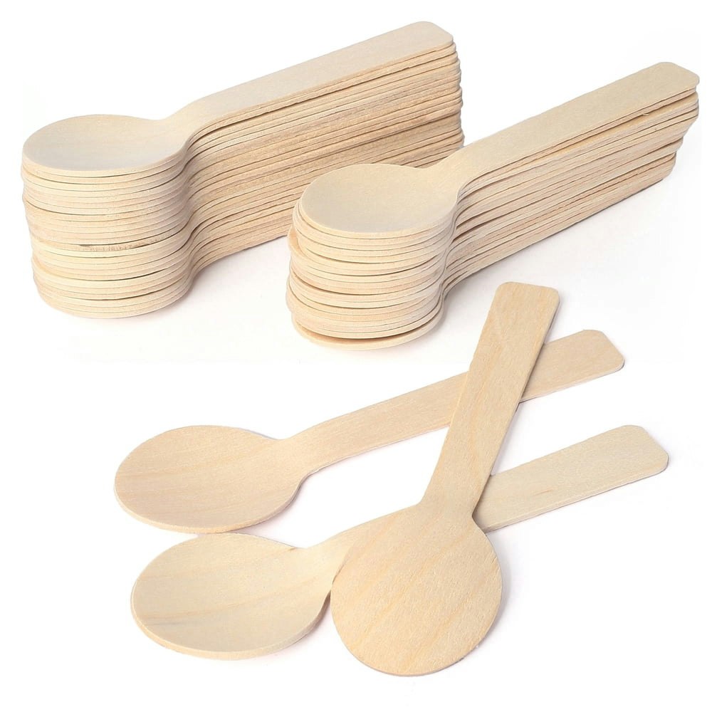 LotFancy 4-inch Wooden Tasting Spoons 200-Pack: $8.89 LotFancy 4-inch Wooden Tasting Spoons 200-Pack: $8.89