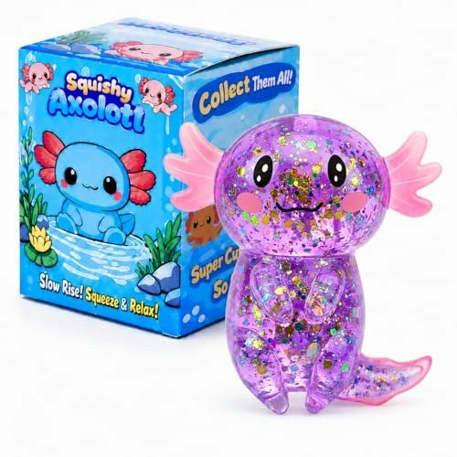 Axolotl Squishy Stress Ball: $6.99