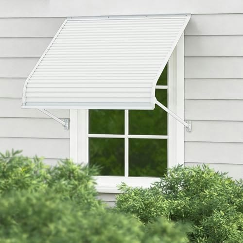 Kozyard 42x40-Inch Aluminum Window Awning: $135.99