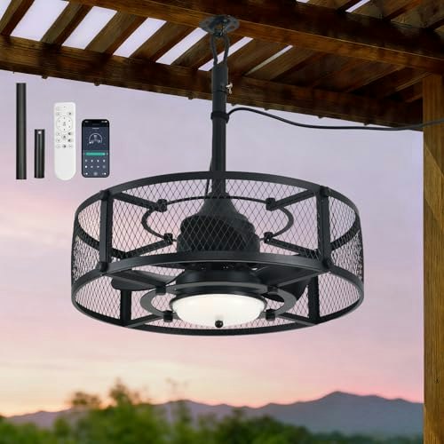 Ahawill 20-Inch Outdoor Ceiling Fan with Light: $39.98 Ahawill 20-Inch Outdoor Ceiling Fan with Light: $39.98