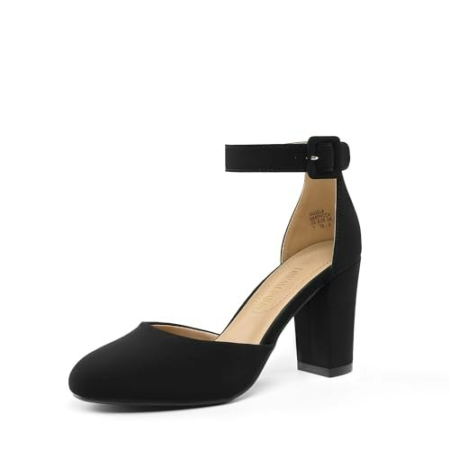 Dream Pairs Women's High Heel Chunky Pumps: $33.99 Dream Pairs Women's High Heel Chunky Pumps: $33.99