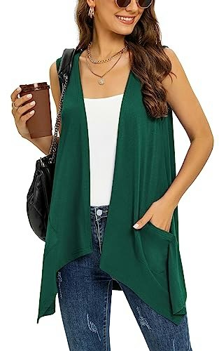 Women's Plus Size Sleeveless Open Front Cardigan Vest: $16.95 Women's Plus Size Sleeveless Open Front Cardigan Vest: $16.95