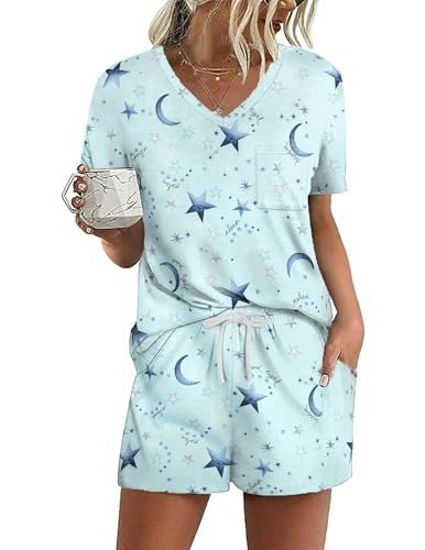 Ekouaer Women's Pajama Set: $14.99 Ekouaer Women's Pajama Set: $14.99