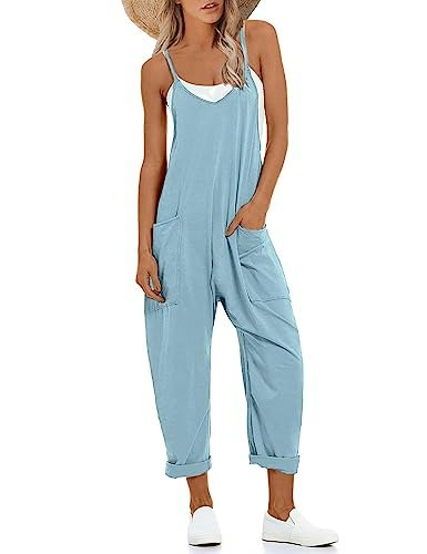 Lentta Women's V-Neck Sleeveless Harem Jumpsuit: $14.98 Lentta Women's V-Neck Sleeveless Harem Jumpsuit: $14.98