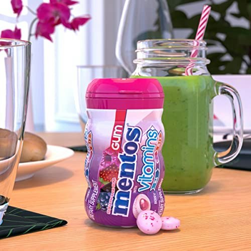 Mentos Vitamin Sugar-Free Berry Chewing Gum 45-Count Bottle: $9.90 Mentos Vitamin Sugar-Free Berry Chewing Gum 45-Count Bottle: $9.90