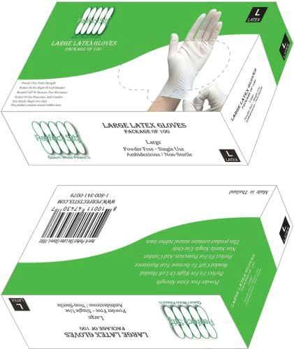 Perfect Stix Large Powder-Free Latex Gloves 100-Pack: $11.83 Perfect Stix Large Powder-Free Latex Gloves 100-Pack: $11.83