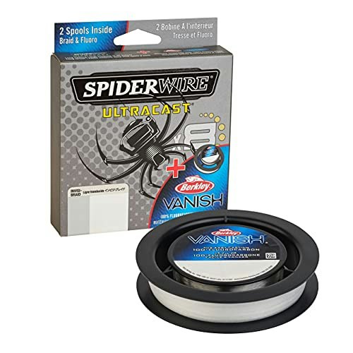 SpiderWire Ultracast Braid and Vanish Fluorocarbon Dual Spool: $18.62