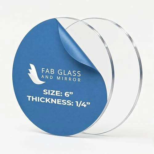 Fab Glass and Mirror 6-Inch Round Acrylic Sheet 2-Pack: $17.74 Fab Glass and Mirror 6-Inch Round Acrylic Sheet 2-Pack: $17.74