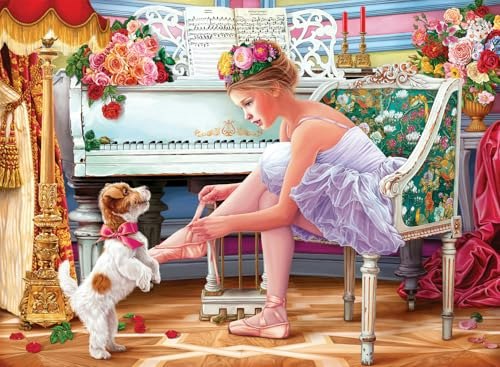 Anatolian Ballerina and her Puppy 1,000-Piece Jigsaw Puzzle: $18.04 Anatolian Ballerina and her Puppy 1,000-Piece Jigsaw Puzzle: $18.04