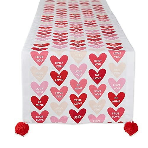 DII 14x72-Inch Conversation Hearts Table Runner: $7.92 DII 14x72-Inch Conversation Hearts Table Runner: $7.92