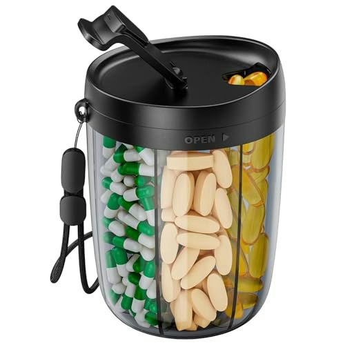 Puliv 6-Slot Pill Bottle Organizer: $9.98