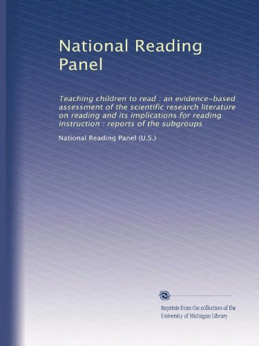 National Reading Panel: $42.81 National Reading Panel: $42.81