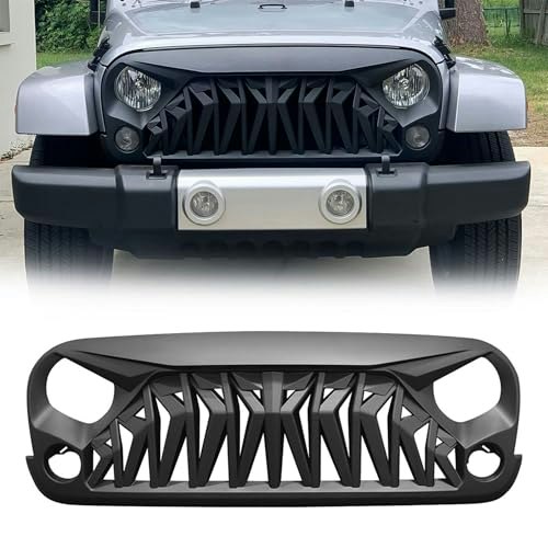 American Modified Shark Front Grille for Jeep Wrangler JK: $103.87 American Modified Shark Front Grille for Jeep Wrangler JK: $103.87