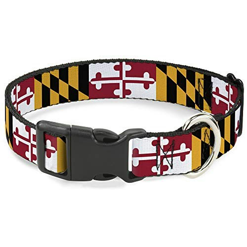 Buckle-Down Maryland Flags Plastic Clip Collar: $19.95 Buckle-Down Maryland Flags Plastic Clip Collar: $19.95