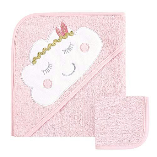 Hudson Baby Cotton Hooded Towel and Washcloth Set: $9.35 Hudson Baby Cotton Hooded Towel and Washcloth Set: $9.35