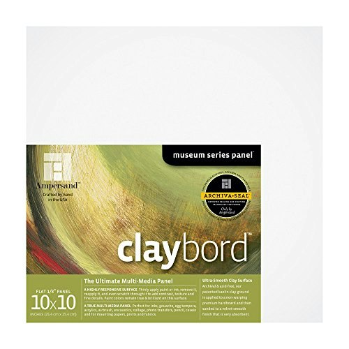 Ampersand Museum Series 10x10-Inch Claybord Panel: $13.18 Ampersand Museum Series 10x10-Inch Claybord Panel: $13.18