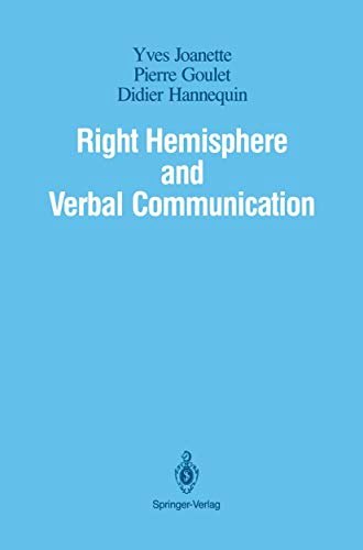 Right Hemisphere and Verbal Communication: $103.39