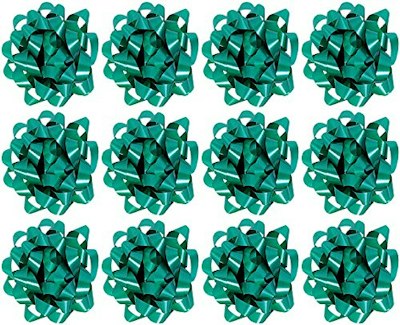 The Gift Wrap Company Decorative Confetti Gift Bows 12-Pack for $11 + free shipping w/ Prime