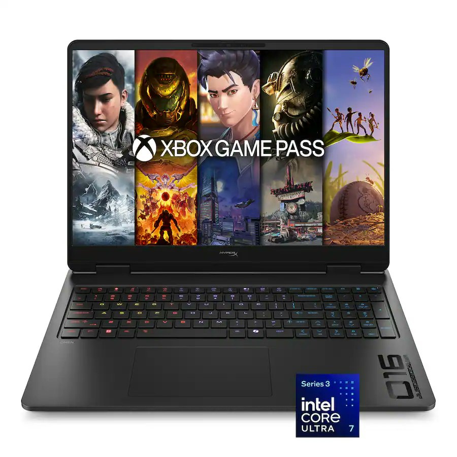 HP HyperX OMEN Core Ultra 7 356H 16" Gaming Laptop: $1,300