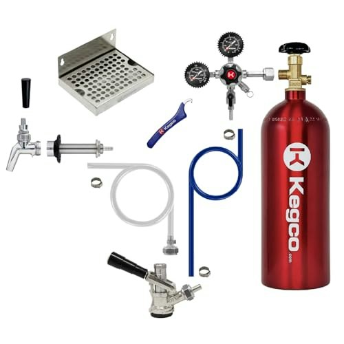 Kegco Commercial Door Mount Draft Beer Kegerator Kit with 5lb CO2 Tank: $131.76