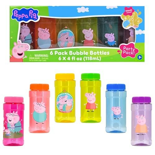 Peppa Pig Bubble Solution 6-Pack: $7.49 Peppa Pig Bubble Solution 6-Pack: $7.49