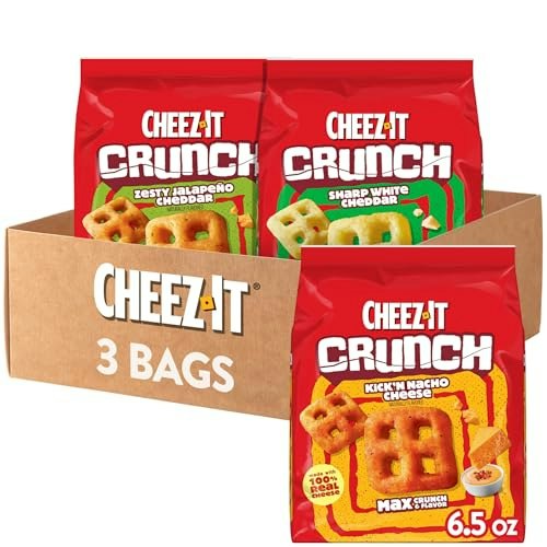 Cheez-It Crunch Baked Snacks 3-Pack: $7.98 Cheez-It Crunch Baked Snacks 3-Pack: $7.98