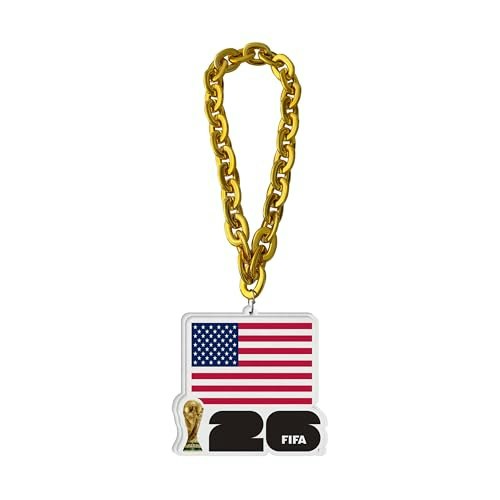 Honav 17-inch FIFA World Cup USA Flag Fan Chain: $20.02 Honav 17-inch FIFA World Cup USA Flag Fan Chain: $20.02