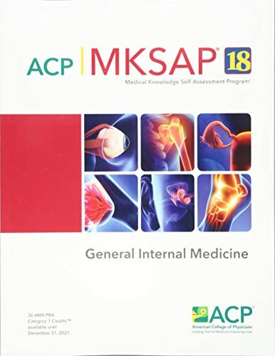 MKSAP 18 General Internal Medicine: $33.08